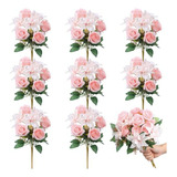 Flores Artificiales Peonías Ramo Vintage, Compatible Con Bod