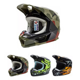 Jm Casco Fox V1 Motocross Enduro Trice Skew Bnkr 