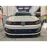 Front Lip Spoiler Vw Polo Virtus Msi Tsi Comf  Highline Gts