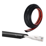 Protector Cable Organizador Adhesivo Caucho 5mt Recortable 