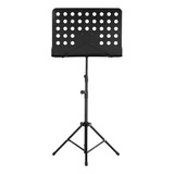 TriPod Music Black Stand Metal, Portátil, Desmontable, Music