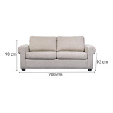 Rosen Sofa Cama Louise Tela Ceniza