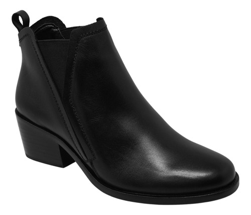 Botines Casuales Negros Zapatos Mujer Gino Cherruti 1502