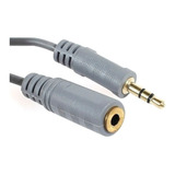 Cable Extensión Plug Mini Plug Macho Y Hembra 3.5 Mm 1,8 Mts