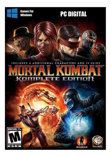 Mortal Kombat Komplete Edition Microsoft - Digital - Pc