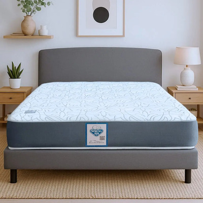 Colchón Spring Air Pleasure Ortopédico Para Cama Queen Size Color Gris | Meses sin interés