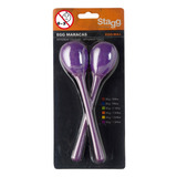 Huevo Ritmico / Maraca Stagg Egg-ma L/pp Violeta Mango Largo