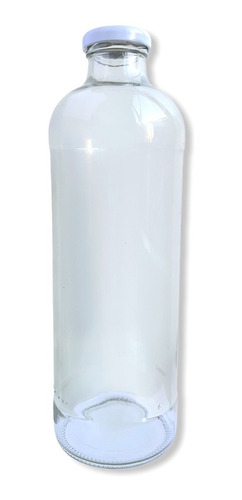 Botellas De  Vidrio 1 Litro  Pack De 25 Unidades  Con Tapa
