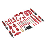 30x Rc Metal Actualización Completa Para Wltoys 12428 Rojo