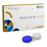 Lentes De Contato Bioview Asférica Hidrogel / Rápida Grau Esférico -1.00 Miopia