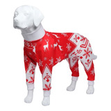 Xqpetlihai Ropa De Navidad Para Perros, Mameluco De Recuper.