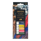 Kit Estuche Pintura Óleo Obertone Arte Tubo 12 Colores 12 Ml