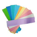 Papel Crepe  Paquete Con 10 Pliegos Diferentes Colores