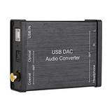 Convertidor De Audio Ashata Usb Dac, Gv-023 Dac Digital A An