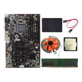 Placa Base Minera B250b Btc Con Cpu G3900+ssd+8g Ddr4