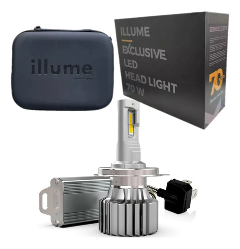 Focos Led Illume Exclusive H4 Can Bus 22000 Lumenes 70w