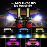 Kit Luces Turboled 8000lm Purpura, Azul Frio Y Dorado