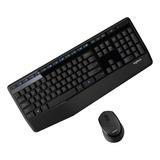 Combo Inalámbrico Teclado Multimedia Y Mouse, Logitech Mk345