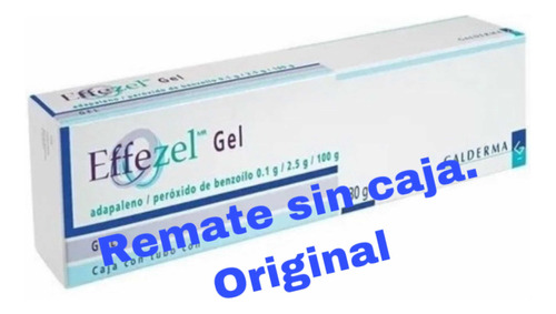 Effezel 0.1% Tubo Crema Acné  Remate Sin Caja Benzoilo 30g