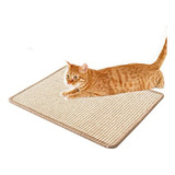 Tapete Rascador Para Gatos, Sisal Natural, Protege Muebles Y