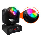 Cabezal Movil Doble Led + Flash 4x10w+ Beam 1x10w Fiesta Dj