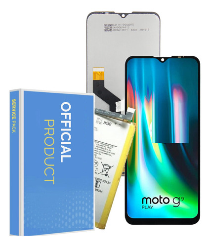 Battria Jk50 Para Moto G9 Play Xt2083 + Display + Envio Full