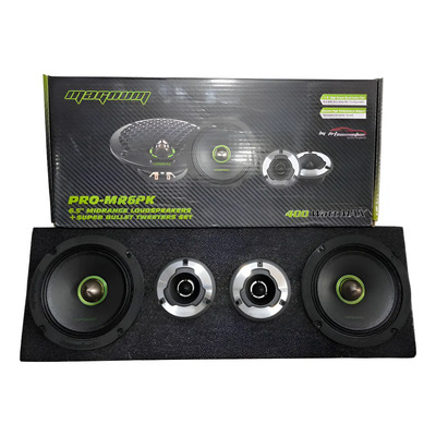 Set De Medios Magnum 6.5  Pro-mr6pk 150\u002F300w  +cajon Mdf | Meses sin interés