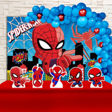 Kit Decoração De Festa Infantil Homem Aranha Baby M