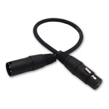 Czyuntuo Cable Xlr De 1 Pie Xlr Macho A Hembra, Cable De Mic