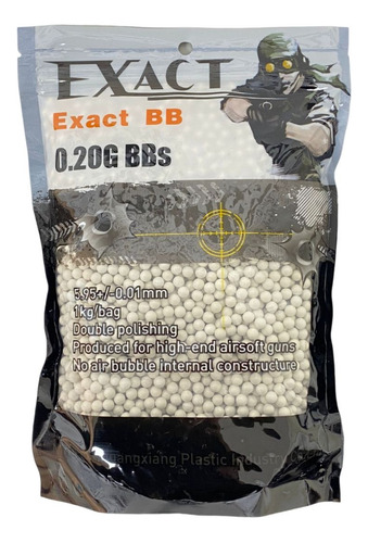 Balines Airsoft 1kg - Fusiles Pistola - Airsoft Paintball 0.