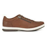 Zapatilla Cuero Hombre Freeway Sport Goma Cierre Hczp14127