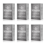 Kit C/6 Sabonete Senador Platinum Hidratante 130g