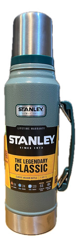 Termo Stanley 1lt 24hs Heritage Classic Bottle Color Verde