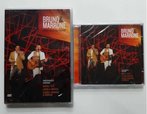 Kit - Dvd + Cd - Bruno & Marrone - [ Pela Porta Da Frente ] 