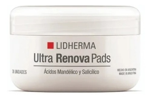 Lidherma Ultra Renova Pads Acido Mandélico Y Salicilico