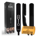 Aberlite Edc - Cepillo Alisador De Barba Premium Para Hombre