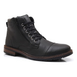 Bota Tenis Masculino Casual Coturno Cano Alto Com Ziper