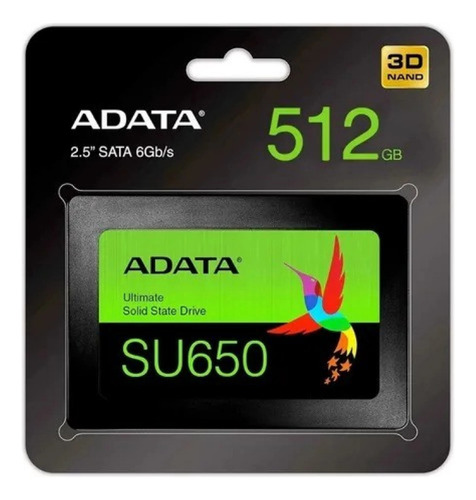 Disco Adata De Estado Solido 512gb Ssd 2.5  Ultimate Su650