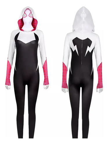 Traje Spider-gwen Mujer, Cosplay Gwen Stacy Para Adulta | MercadoLibre