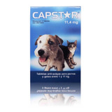 Antipulgas Capstar 11mg Para Gatos Y Perros 1-11kl 1 Tableta