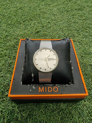 Reloj Mido De Hombre Commander Plateado Leer Descripcion