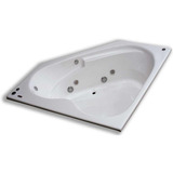 Hidromasaje Esquinero Jacuzzi 129x129 8 Jet Acrílico Pagos!