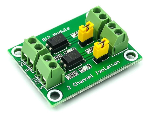 Modulo De Aislamiento 2 Canales Optoacoplador Pc817 3.6-30v