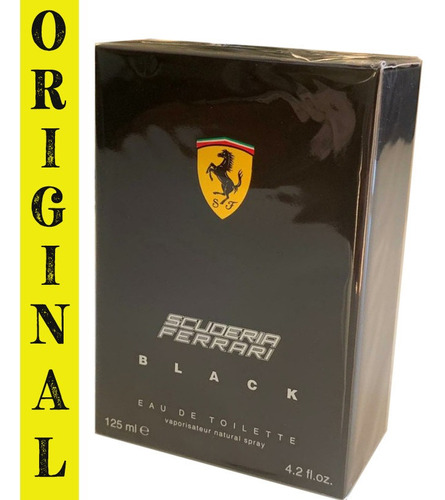 Ferrari Scuderia Black Edt 125 ml Masculino Original Lacrado