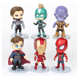 , Juego De 6 Juguetes Para Maquetas De Figuras De Iron Man ,