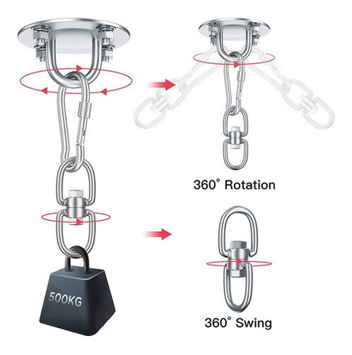 Kit Colgante Para Silla Hamaca Ultimate, Techo De Hormigón