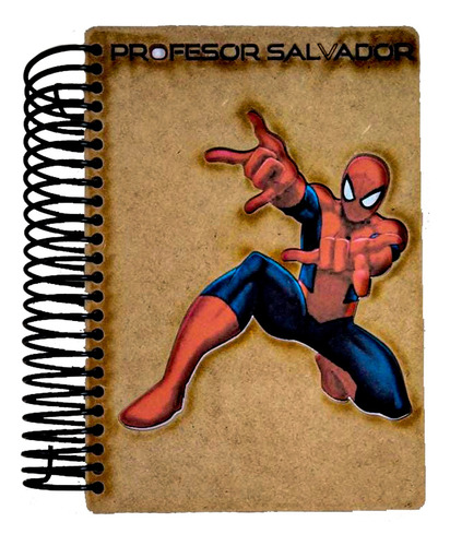 Agenda 2024 Pro Personalizada Spider Man Hombre Araña D127