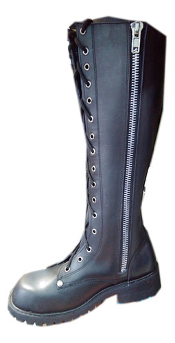 Eretica Ropa Dark- Bota Alta Cierre-gotico-metal-rock | Envío gratis