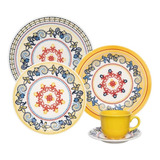 Set 30 Pzs Juego Vajilla Oxford La Pollera Plato Taza Hsk