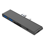 Hub Usb 3.0 Tipo-c 6 En 1 A Usb 3.0x2+sd+micro Sd+hd+tipo-c